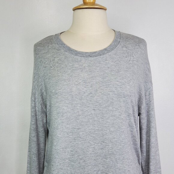 Athleta Drishti Modal Ruched Long Sleeve Sweatshirt Tunic Top Size M - Picture 2 of 16